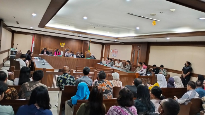 Kegiatan Rapat Kreditor perkara PKPU PT Merpati Abadi Sejahtera (PT MAS) yang berlansung di PN Jakarta Pusat, Rabu (14/5/2025)/zul-fkn.