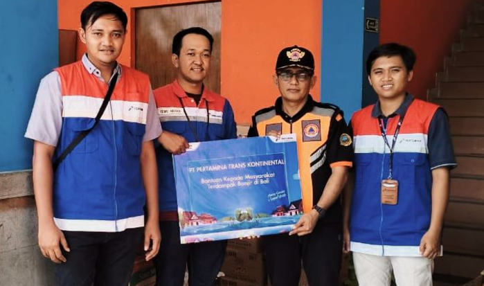PTK Salurkan Bantuan Banjir di Bali, Wujud Peduli Pertamina
